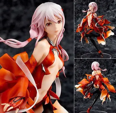 17 см аниме Guilty Crown INORI YUZURIHA сексуальная девушка 1/8 окрашенная ПВХ модель игрушки ПВХ фигурка Коллекционная кукла абсолютно новая lelakaya