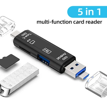 

Usb 3.1 Card Reader High Speed SD TF Micro SD Card Reader Type C USB C Micro USB Memory OTG Card Reader for Laptop Computer
