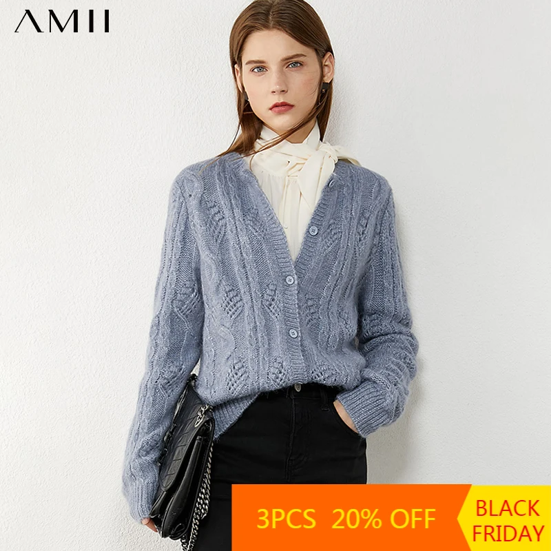 Amii Minimalism Autumn Winter Causal Female