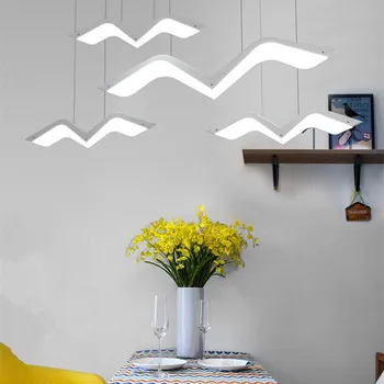 

Minimalist Seagull LED Pendant Light Study Pendant Lamp Living Room Restaurant Hanging Lighting Designer Home Decor Hanging Lamp