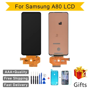 

AAA+++ Incell LCD for Samsung A80 LCD A805 A805F/DS Screen Display Replacement Perfect Repair Assembly Digitizer Touch Pantalla