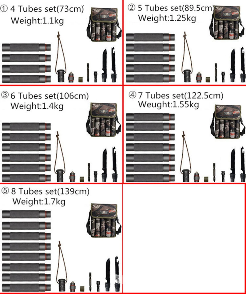 XC Multifunction Camping Hiking Walking Sticks Alpenstock Outdoor Aluminum Alloy Defense Tactical Stick Portable Camping Tools  (18)