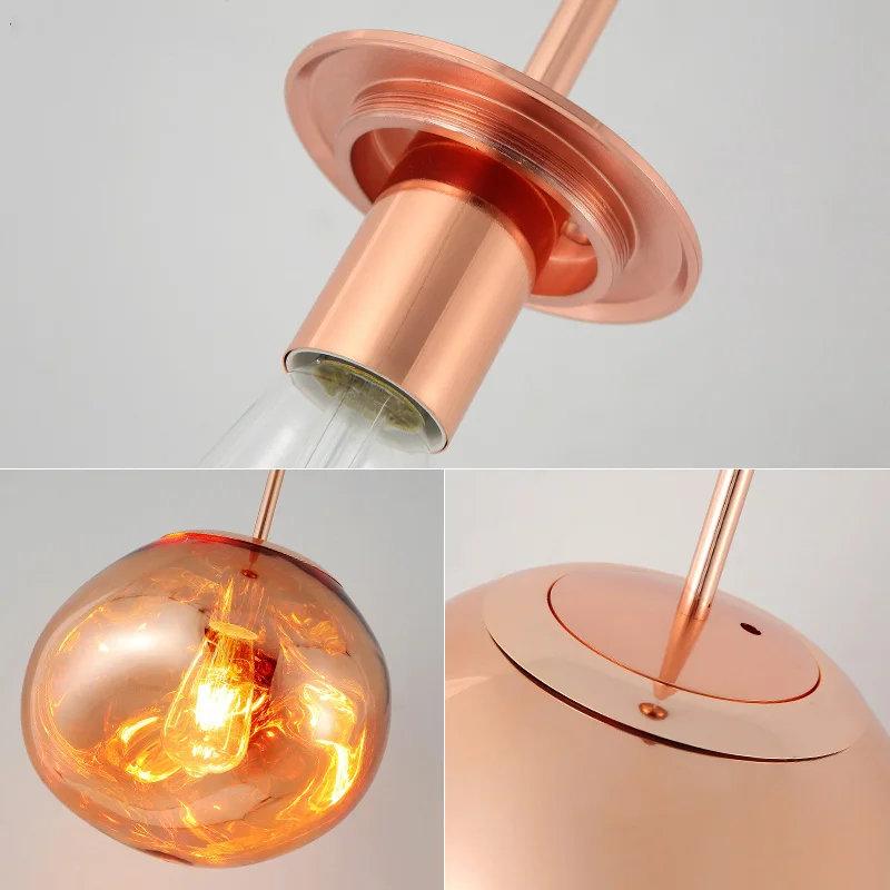 Современный светодиодный подвесной светильник в виде стеклянного шара, подвесная люстра в скандинавском стиле для гостиной, подвесной светильник, подвесная потолочная лампа, JW