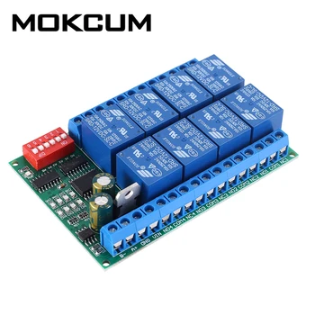 

8-Channel RS485 Multifunctional Delay Relay Module DC 12V Modbus RTU Controller