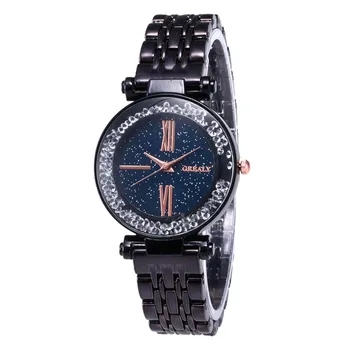 

Women Watches Luxury Galaxy Watch Women Fashion Luxury Leisure Set Steel Strip Christmas Quartz Wrist reloj mujer часы женские