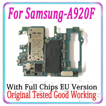

original unlocked for Samsung Galaxy galaxy A9 A920F A920FD Motherboard with Android system Logic Boards with full chips