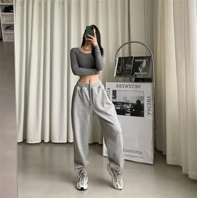 women's high waisted baggy sweatpants