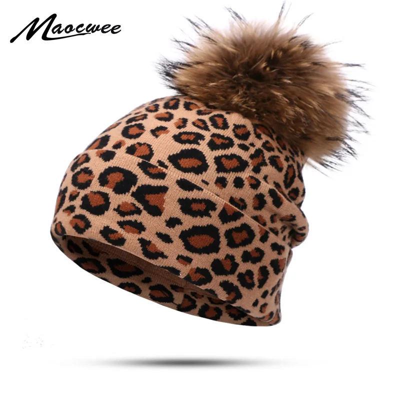

2019 Fashion New Leopard Beanie Hat Autumn And Winter Men And Women Outdoor Warm Hat Velvet Cotton Hedging Hat Windproof Beanies