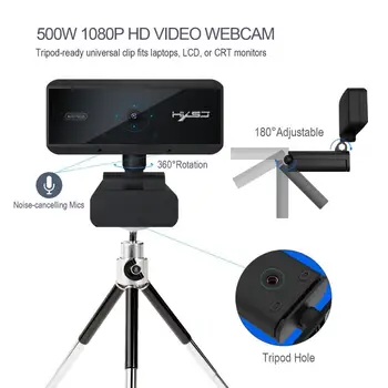 

1080P Full HD Computer Webcam 5 Million Pixels Auto Focus Computer Laptop Camera For Conference Video Call Webcams