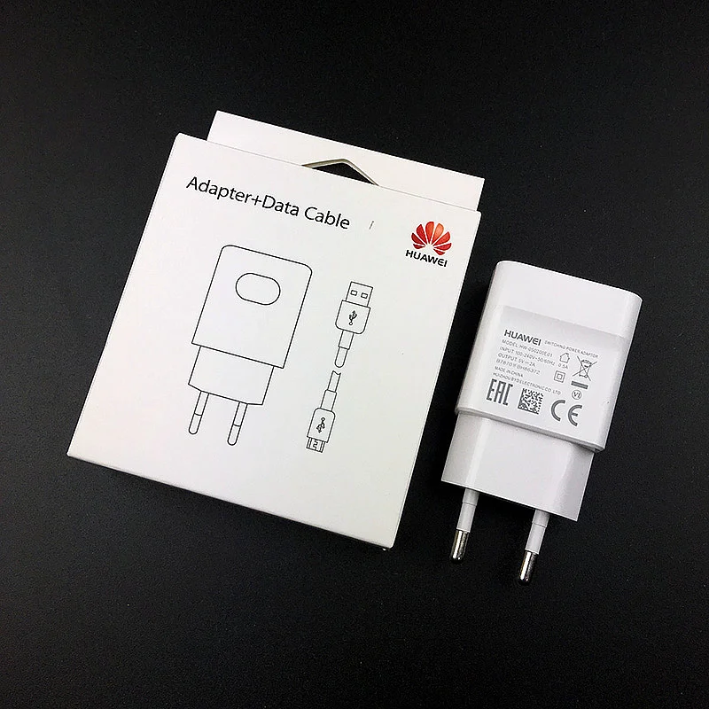 huawei 5V2A зарядное устройство ЕС Быстрая Зарядка адаптер питания usb микро кабель для p9 8 lite honor 8x 7x y6 y7 y9 p smart z