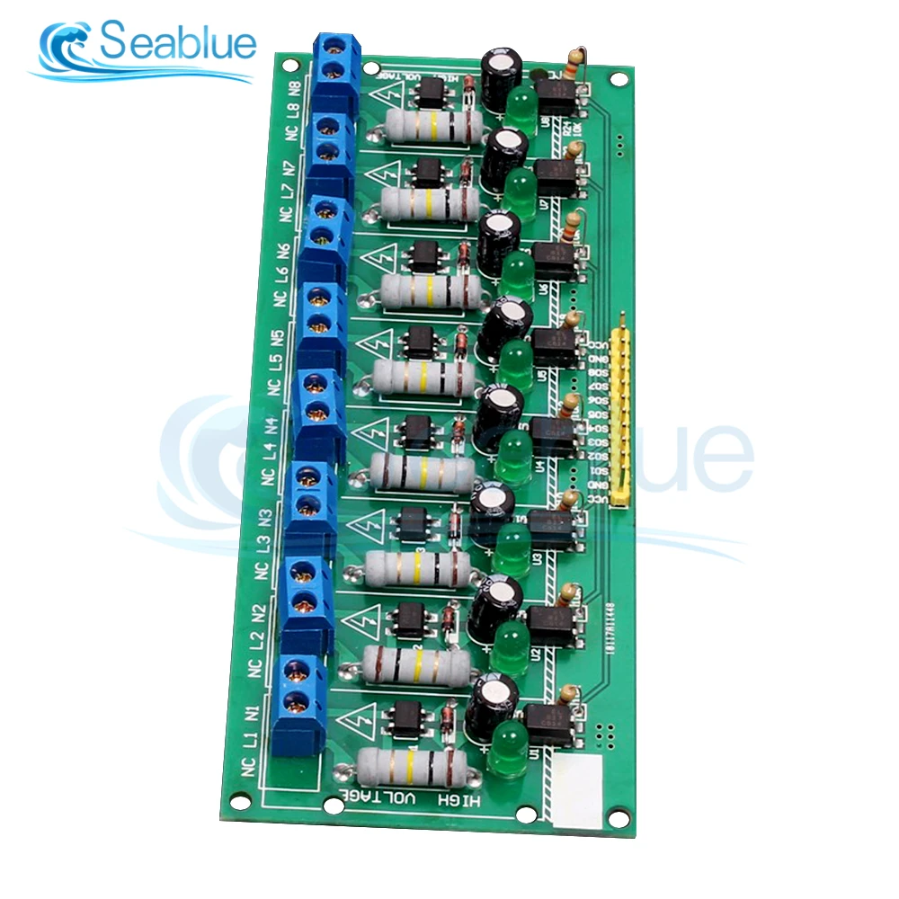 Dronning bent spektrum Ac 220v 8 Channel Mcu Ttl Level 8 Ch Optocoupler Isolation Test Board  Isolated Detection Tester Module Plc Processors - Instrument Parts &  Accessories - AliExpress