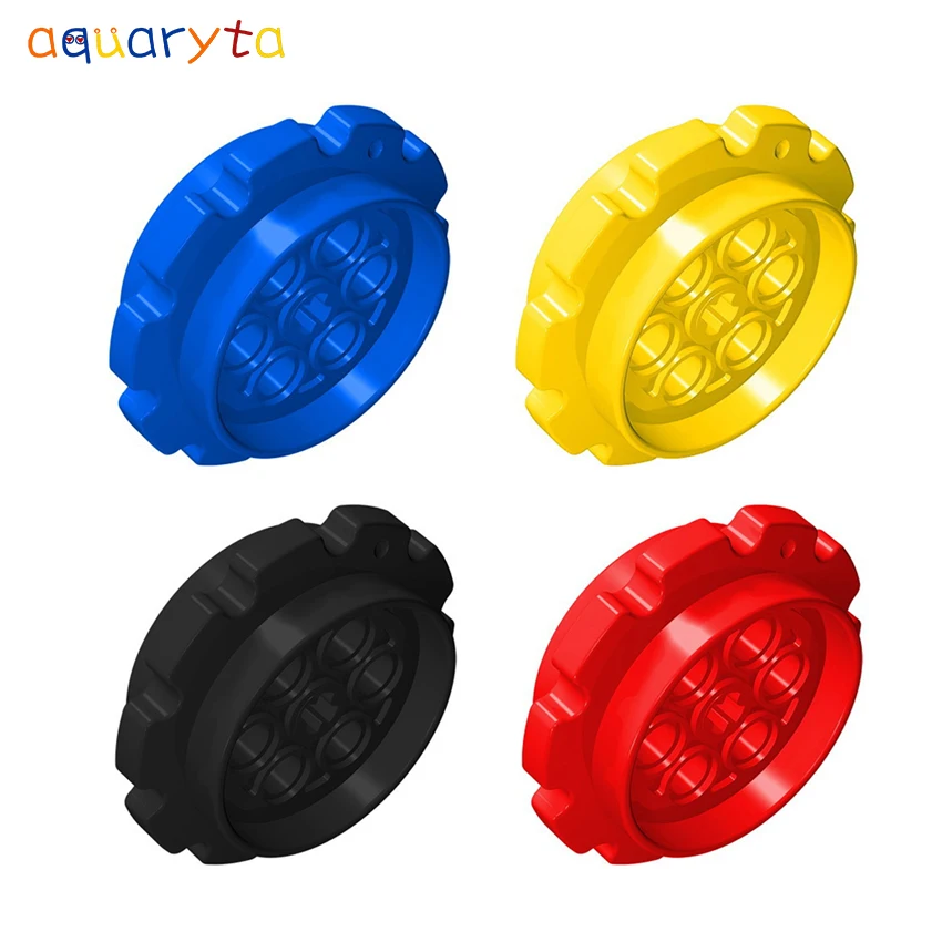 

AQUARYTA Technology Building Blocks 5x5x2 Large Track Wheels Compatible 57519 DIY Assembles Particle Toys for Children