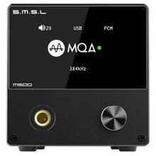 SMSL M500 аудио ЦАП MQA ES9038PRO XMOS XU216 нативный DSD512 усилитель для наушников