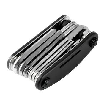 

Universal 16 in 1 Bike Repair Tool Kit Multifunctional Cycling Steel Tools Portable Bicycle Repairing Accessories
