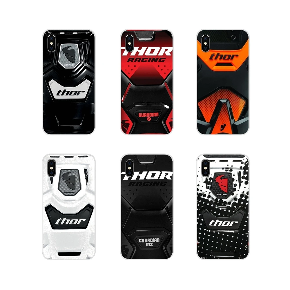 Силиконовые чехлы Thor MX Sentinel для мотокросса на груди Samsung Galaxy S2 S3 S4 S5 Mini S6 S7 Edge S8 S9 S10E