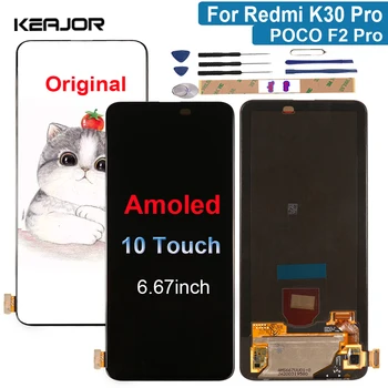 

Screen For Xiaomi Redmi K30 Pro LCD Display Replacement 10 Touch Screen Original Amoled Digitizer For Pocophone F2 Pro Screen