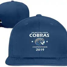 TSDFCMen& Womans JCB Cobras дизайнерские плоские кепки регулируемые унисекс темно-синие