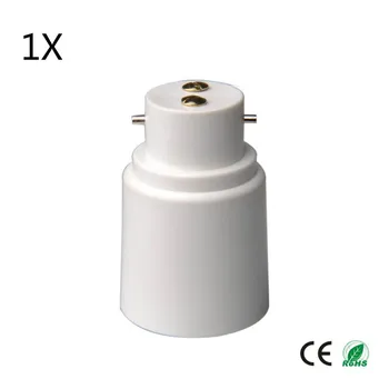 

1X B22 to E27 Lamp Holder BC to ES Light Socket High Quality Material PBT Fireproof Material Converter Adapter Socket Change