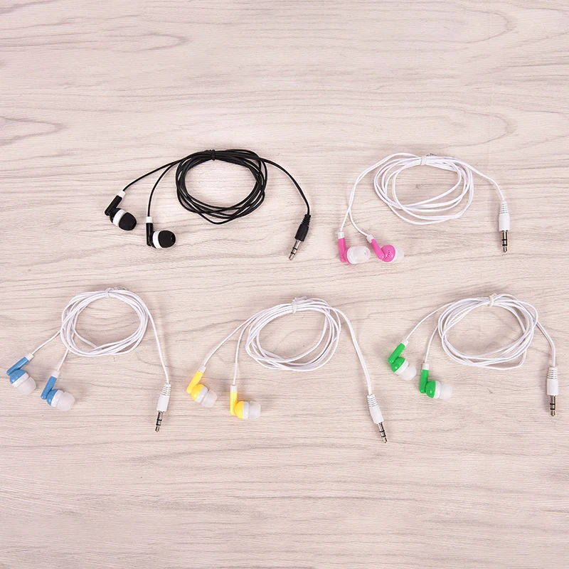 3.5mm Plug In Ear Earphone Wired In-ear Headset Without Microphone Noiseless Colorful Candy Earbuds For Phone/MP3/MP4 | Электроника
