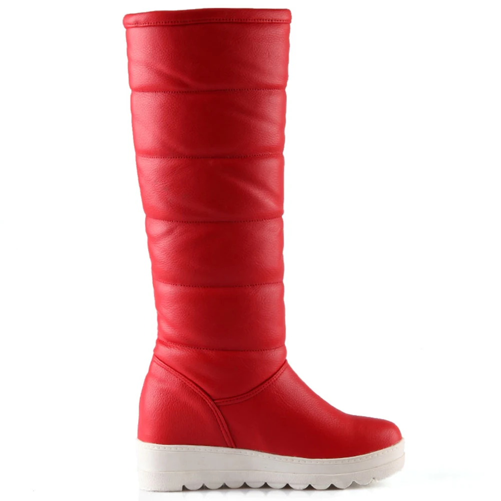 Lapolaka New Arrivals Large Size 30-42 Increasing Heels Metal Decoration Shoes Woman Boots Platform Slip On Winter Boots Women