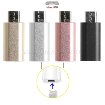 

8-Pin For Lightning Female To Micro USB Male Adapter Converter For Android Phone Drop Shipping