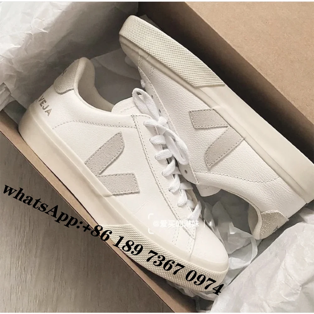 PROD 1005002858485510 VEJA Campo Sneakers Women's Classic All-Match
White Shoes Men's V-Shaped Sneakers Veja Shoes Trend Couple Leather
Sneakers