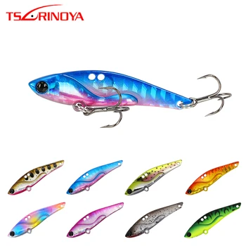 

TSURINOYA Fishing Lure DW53 Metal VIB Hard Lure Set 58mm 11g 12PCS/Lot Vibration Metal Bait Bass Lure Vibrating Swimbait