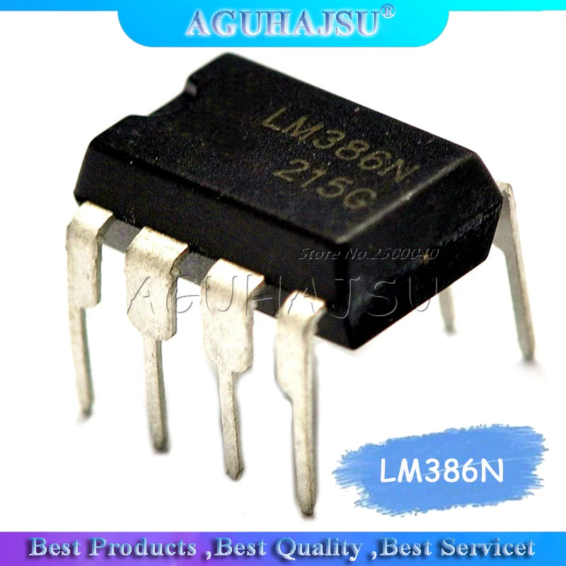 10 шт. LM386N DIP8 LM386 DIP LM386N-1 LM386-1 Новый и оригинальный IC | Электронные компоненты