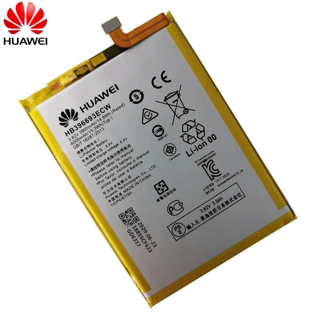 Мазь Хуа Вэй для Huawei HB396693ECW литий ионная аккумуляторная батарея телефона Mate 8 NXT AL10
