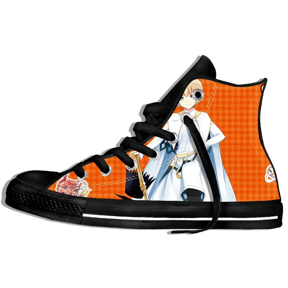 Custom Image Printing Sneakers Arrival Popular Anime Mondaiji Men/Harajuku Style Plimsolls Canvas Breathable Walking Flat