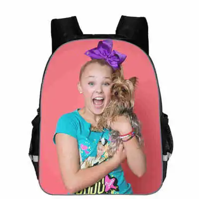 JoJo Siwa Девушка Рюкзак 13 дюймов 33 см принцесса девушки школьные сумки книга Сумка косплей Горячая Мода школьный подарок на день рождения Прямая поставка - Цвет: Синий