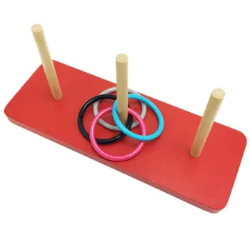 

Parrot Stacking Ring Toys Set Intelligence Training Stacking Color Rings Parrot Ring Game DIY Ornament Parrot Ring Toy