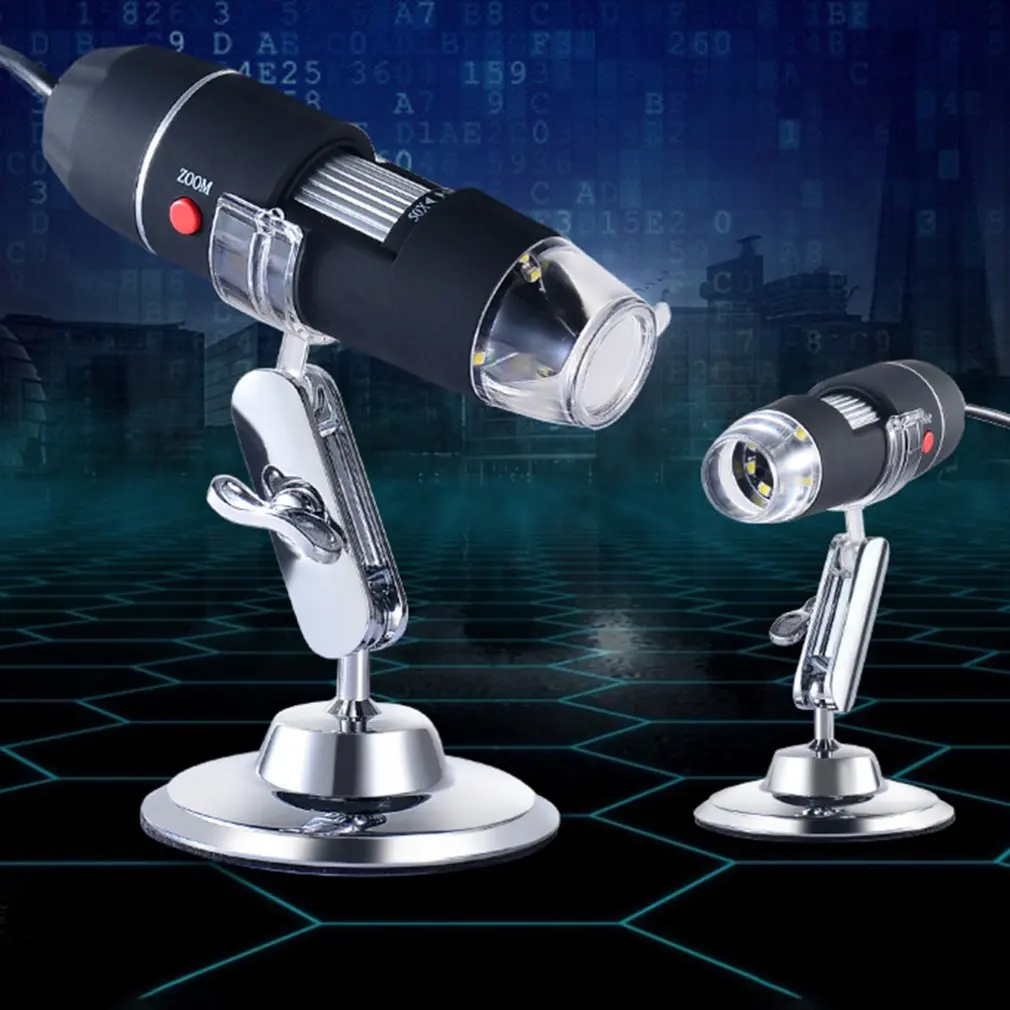 500x цифровой микроскоп с камерой с 8 светодиодный свет хорошие инструменты для детей, студентов, взрослых USB микроскоп