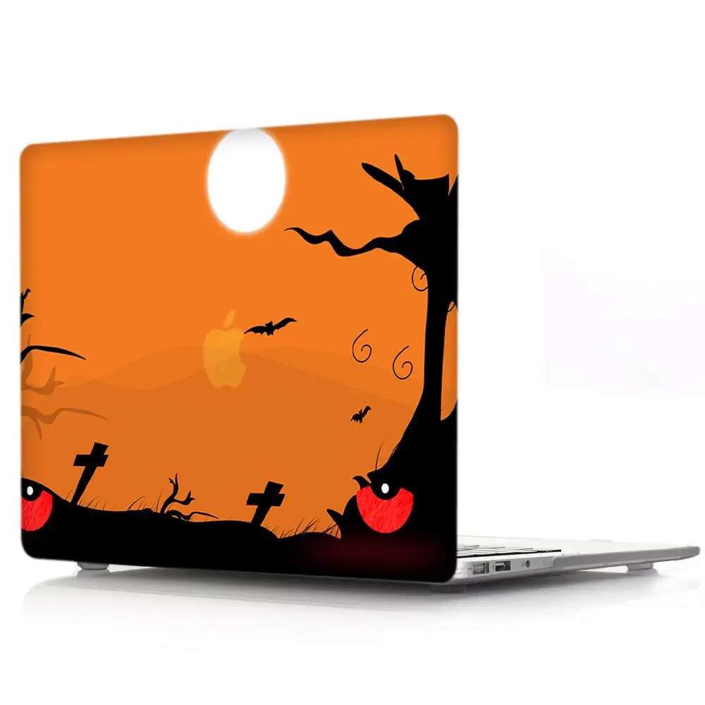 3D чехол для ноутбука на Хэллоуин для MacBook Air 13 Pro retina 11 12 13 13,3 15, для Macbook New Pro 13 15 Touch Bar чехол для клавиатуры