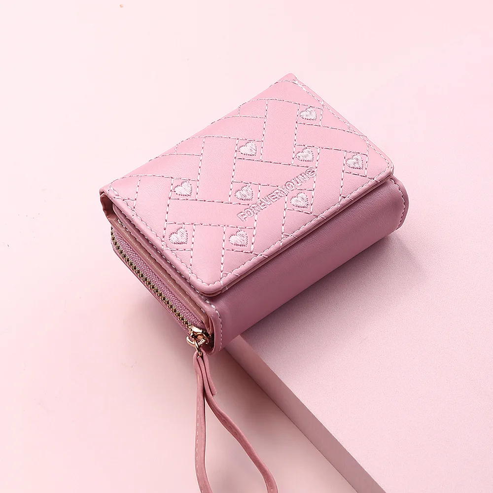  MIMMIC Walletforwomen Wallets for Women Kawaii Cute Wallet  Luxury Designer Lady Wallet Pink Purse Womens Wallet Small Women Leather  Wallet Coin Purse (Color : Pink) : Clothing, Shoes & Jewelry