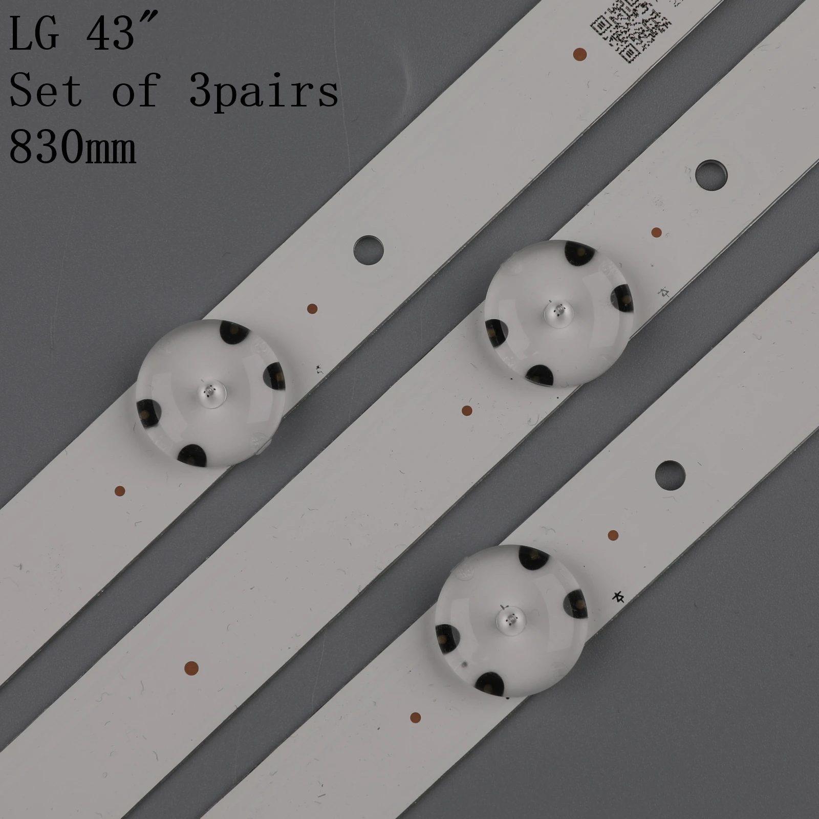 Светодиодная лента для подсветки (3) LG 43UK6400 43uk6090 43UK6200 43UK6300 43UJ6050 43UJ6300 43LJ614V 43LJ5500 43LJ510V