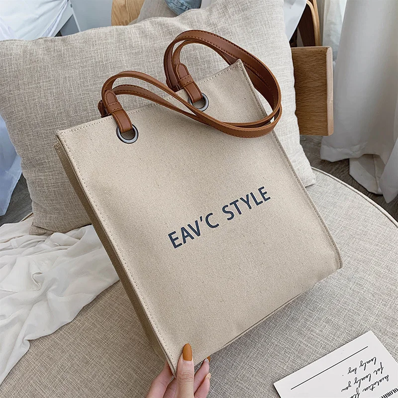 

2019 New Summer Simple Handbags Single Shoulder Bags and Large Capacity Cloth Bags