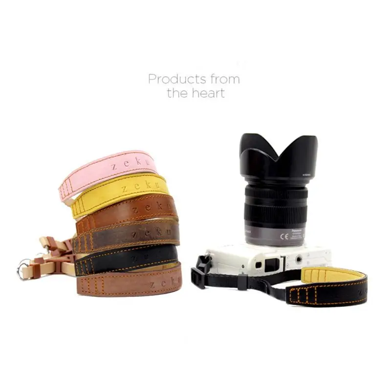 

Camera Strap PU Leather Shoulder Strap For DSC-HX400V RX10 RX100 Mark V IV III I