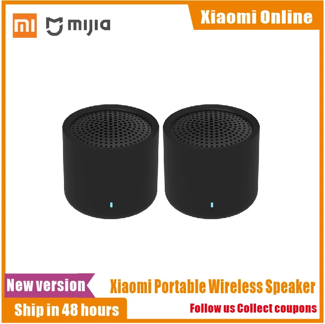 Новый Портативный беспроводной Bluetooth 5 0 динамик Xiaomi мини музыкальный аудио 2 TWS стерео звуковой с микрофоном