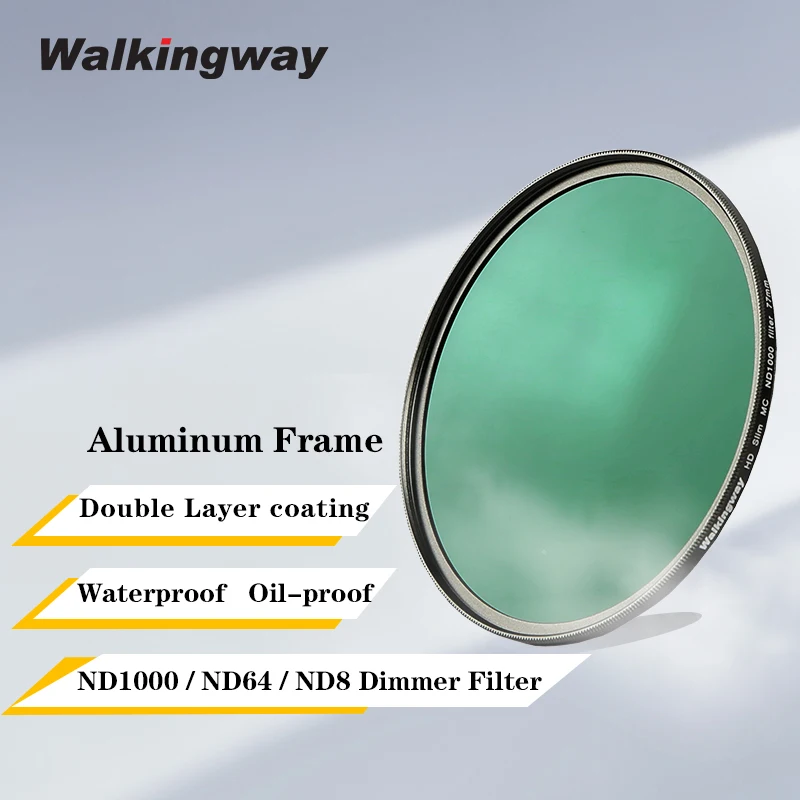WalkingWay HD тонкий фильтр для объектива камеры ND1000 фейдер переменный ND нейтральной