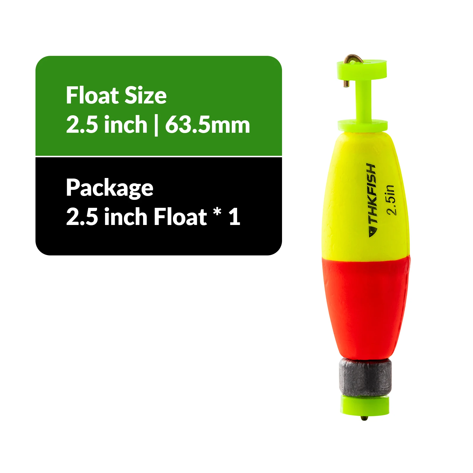 1 piece Fishing Float Bobber 1.5in 2.5in 3in EVA Foam Float