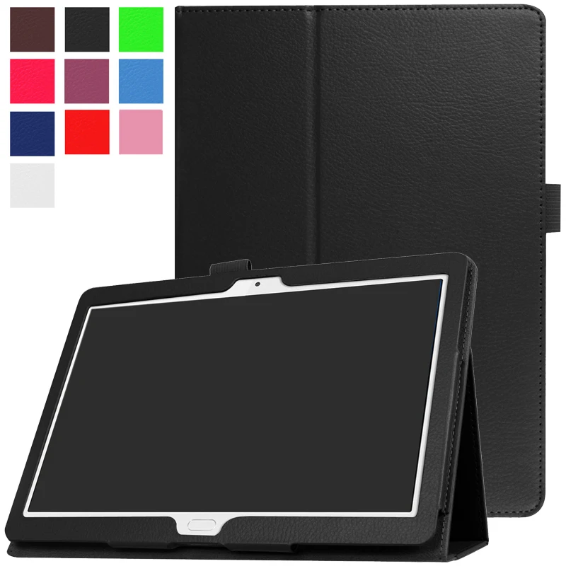 Чехол-книжка для Huawei MediaPad M3 Lite 10 1 BAH-W09 BAH-AL00 из искусственной кожи | Компьютеры и