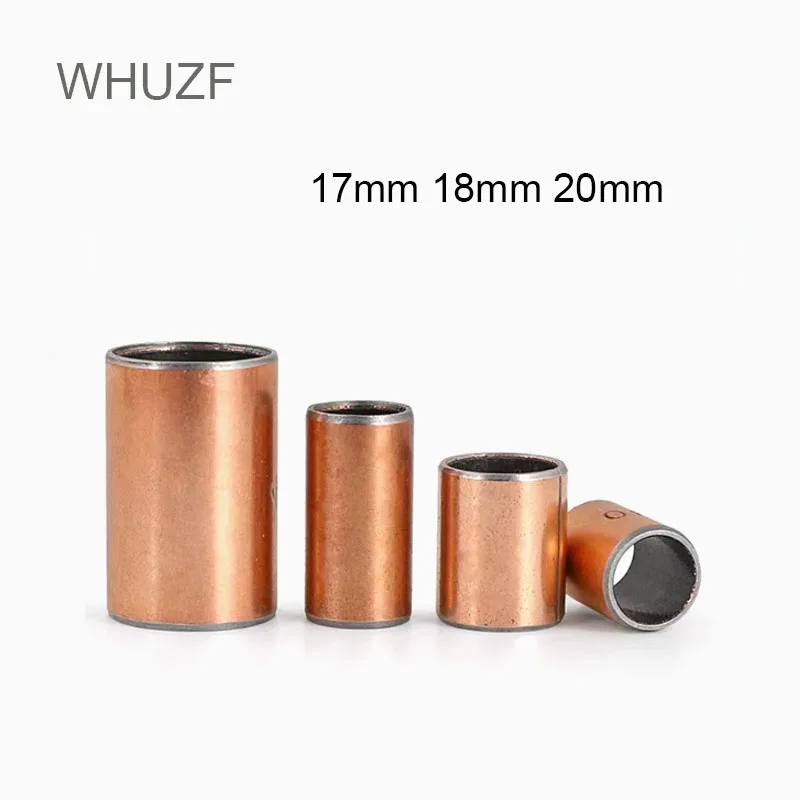 

WHUZF Free Shipping 5PCS Inner Diameter 17 18 20mm SF-1 Self-lubricating Bearing Oilless Bushing Sleeve Height 15-40mm