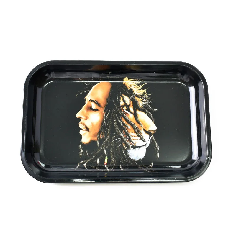 Tobacco Rolling Tray 180*125mm tobacco smoking Cigarette dry herb small Tinplate for stocking grinders Accessories tools