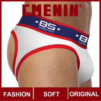 

2020 Ins Style Letter cotton Soft BS Gay Men Sexy Underwear Thong Men Jockstrap Men's lingerie Mens Thongs And G strings Cueca