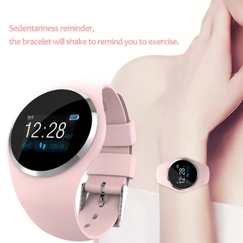 

1.0inch Screen BT4.0 Smartwatch Women Fitness Tracker Heart Rate Sport Sleep Monitor Blood Pressure Oxygen Volume Pedometer