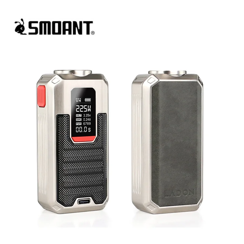 Оригинальный Smoant Ladon Mod Vape 225 Вт TC Box Fit 18650 батарея поддерживает AIO 2в1 бак
