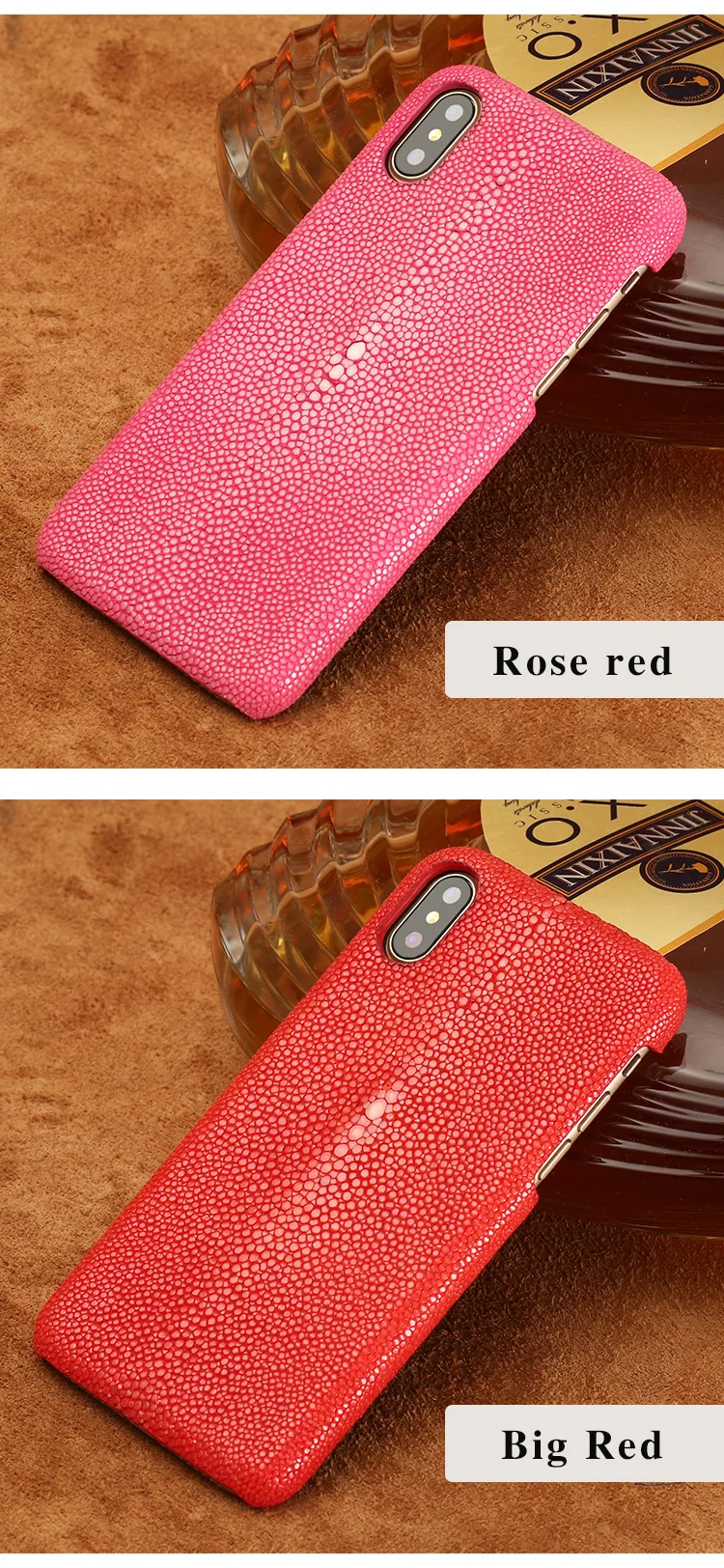 Além de Estojo de Couro para o Iphone Além de Proteção Case de Telefone Celular para o Iphone Cobrir para 6 Genuine Stingray xs Max 8 6s 5 5s se 7 x xr Mod. 137544 7 Couro Para O Iphone X Xr Xs