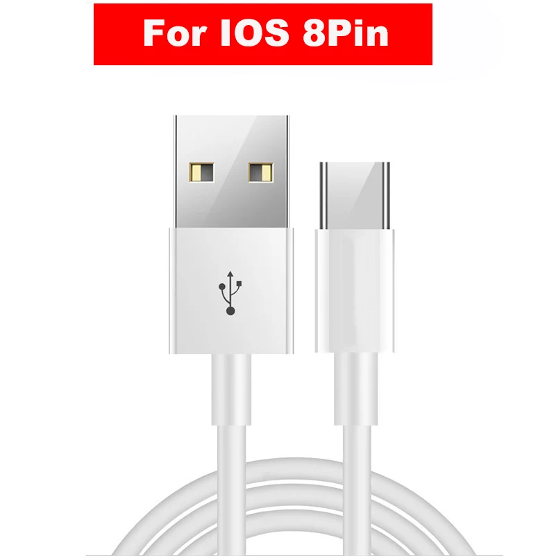 3 м usb type C Быстрый зарядный mi cro USB кабель для iPhone samsung Galaxy S9 S8 Note 10 8 Xiaomi mi 8 huawei Red mi 4X1 m 2m - Цвет: For ios 8Pin