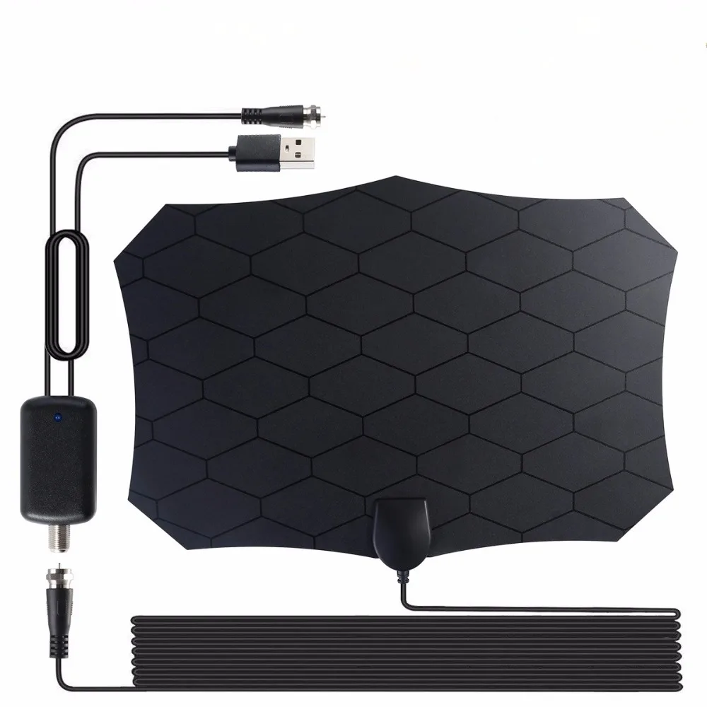 

Smart 400 Miles Indoor Antenna for Digital Tv 25DB HDTV Antenna with Amplifier DVB-T2 Indoor Satellite Signal Receiver Aerial